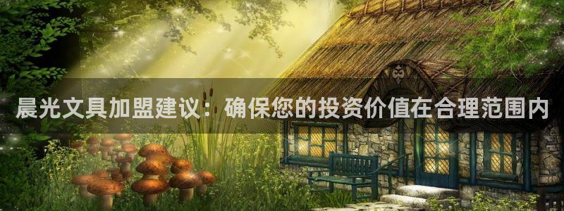 卧龙娱乐注册网址：晨光文具加盟建议：确保