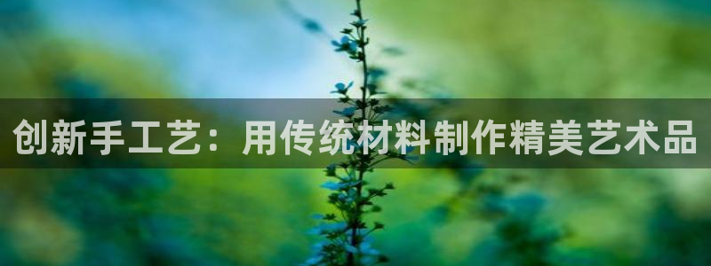 卧龙棋牌娱乐官网：创新手工艺：用传统材料