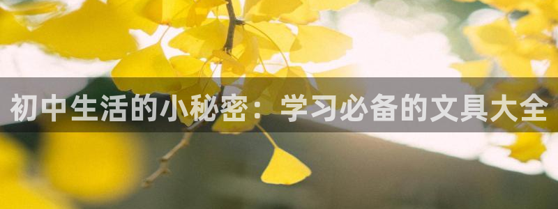 卧龙娱乐注册网址：初中生活的小秘密：学习