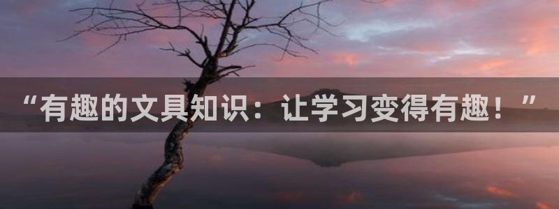 创亿娱乐d卧龙313322：“有趣的文具